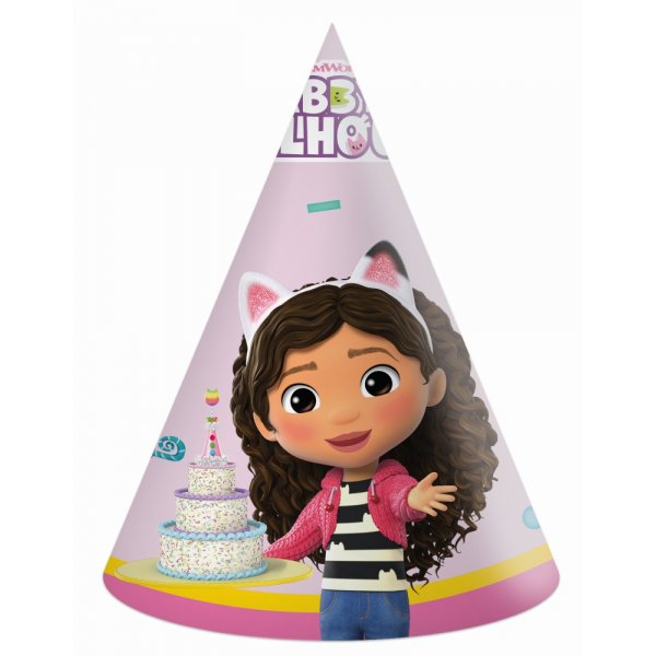 Partyhattar - Gabby�s Dollhouse - 6-pack