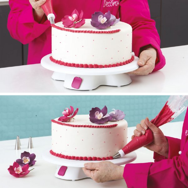 Snurrplatta - Decora - Vit Snurrplatta - Decora - Vit