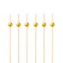Snackspinnar/Drinkpinnar - Guld - 12 cm - 25 st Snackspinnar/Drinkpinnar - Guld - 12 cm - 25 st
