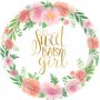 Papptallrikar - Floral Baby