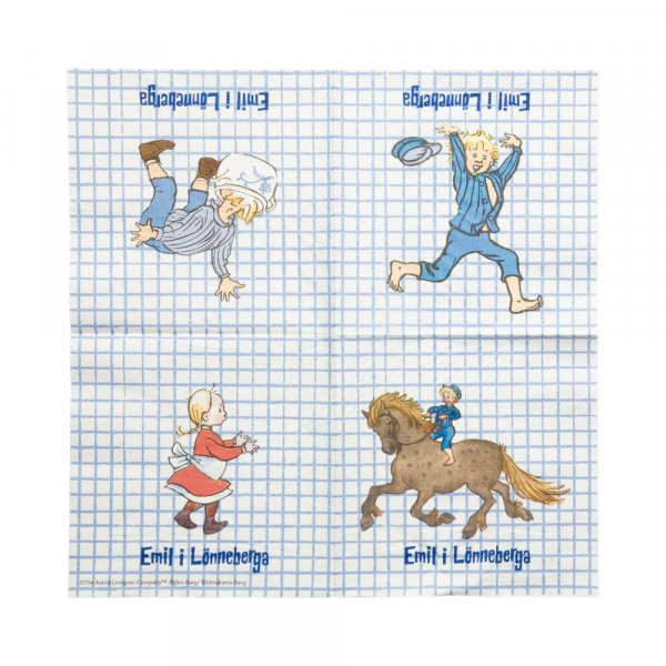 Servetter - Emil i Lönneberga - 16-pack Servetter - Emil i Lönneberga - 16-pack