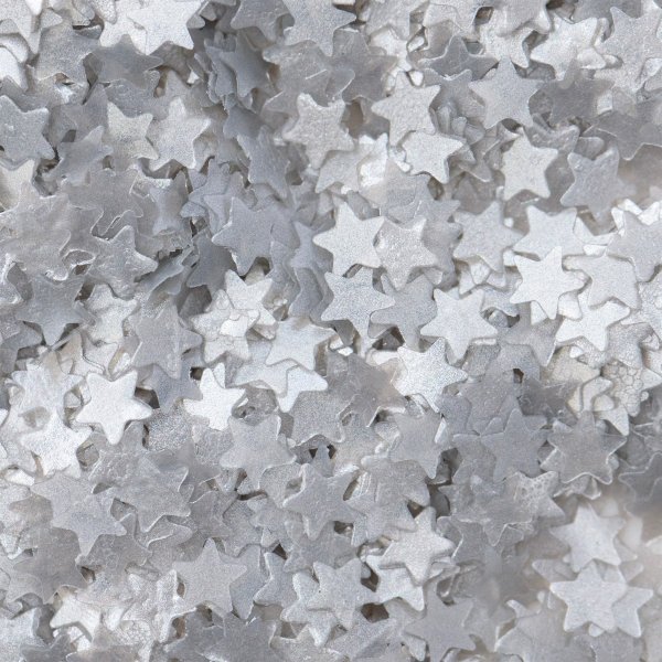 Dekorationsstrssel - Stjrnor - Silver - PME