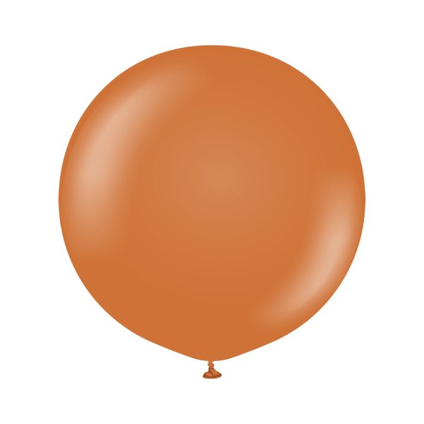 Ballonger enf�rgade - Premium 60 cm - Caramel Brown - 2-pack