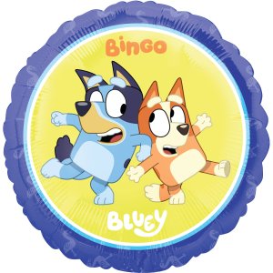 Folieballong - Bluey och Bingo - 45 cm