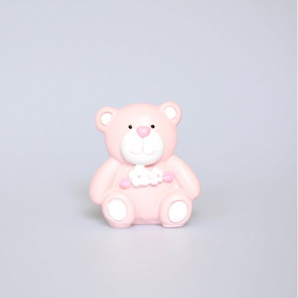 Cake Topper - Rosa nalle