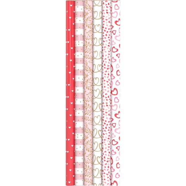 Presentpapper - Mixat - 6 rullar - 0,7x2m Presentpapper - Mixat - 6 rullar - 0,7x2m