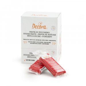 Sugarpaste/Sockerpasta - Rd -  Decora - 100 g