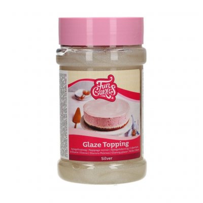 Glaze topping - Silver - 375 g