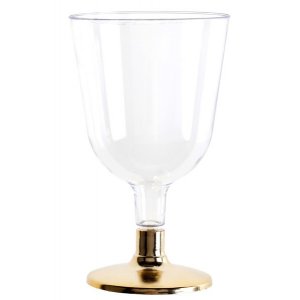 Glas - Vinglas Guld- 6-pack