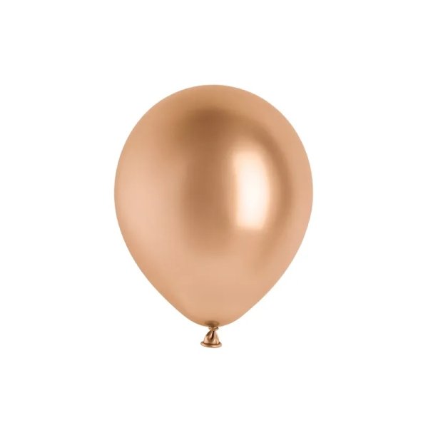 Ballong - Glossy - Ros�guld - 30 cm