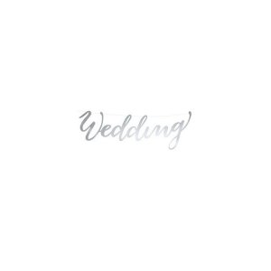 Bröllopsgirlang Wedding Silver