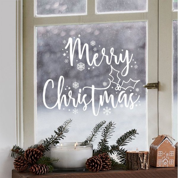 F�nstersticker - Merry Christmas