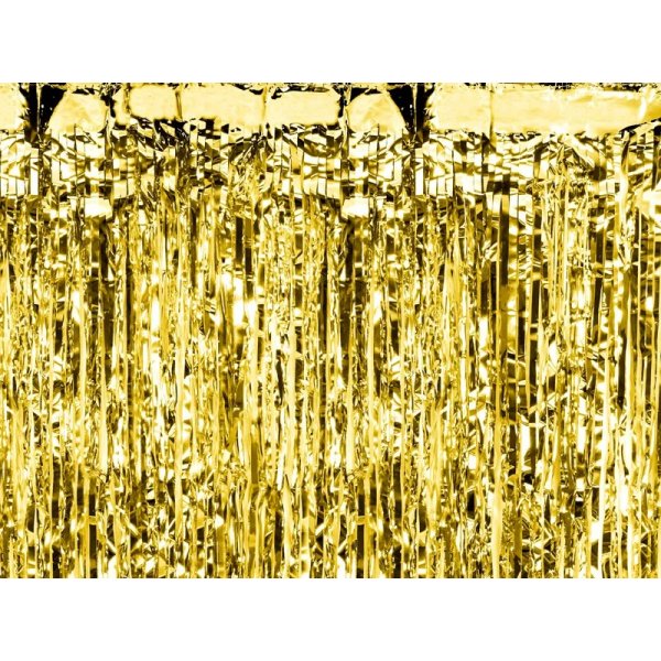 Partydraperi - Guld - 1 x 2 m