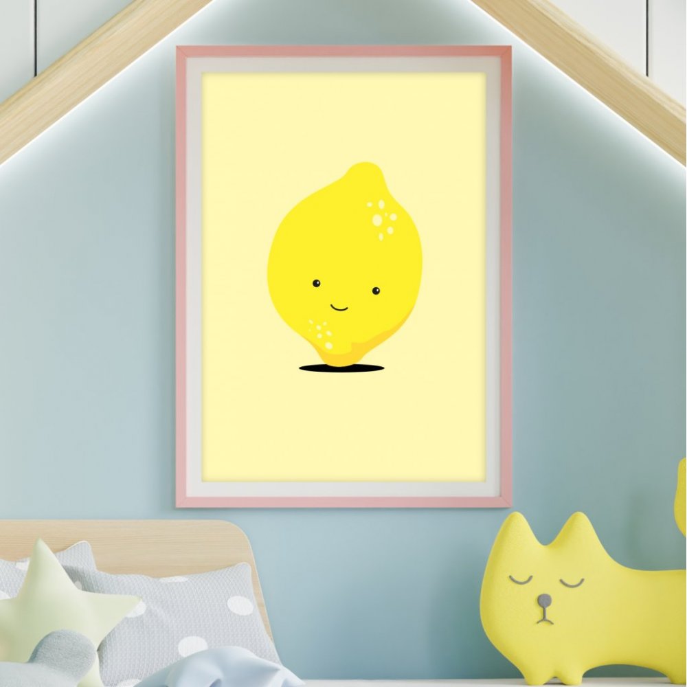 Poster – Lovely Lemon – Storlek: A3 (297 x 420mm)