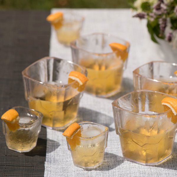 Frostade shotglas - Kub - 4 cl - 6-pack