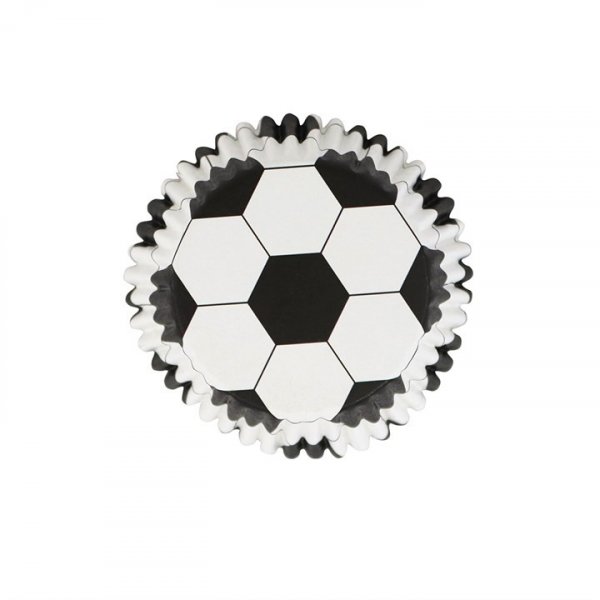 Muffinsformar - Folie - Fotboll - 30-pack - PME
