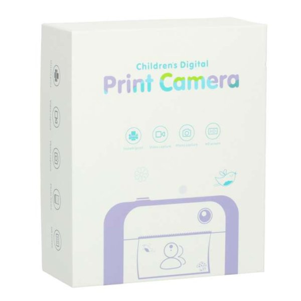 Omedelbar kamera med termisk skrivare 24MP 32GB SD-kort Gr�n - Inkl. 3 pappersrullar