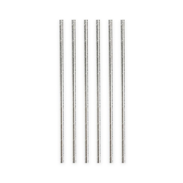Sugrör - Silvermetallic - 20-pack Sugrör - Silvermetallic - 20-pack