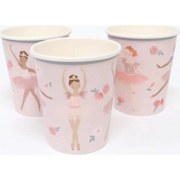 Pappmuggar - Ballerina - 8-pack