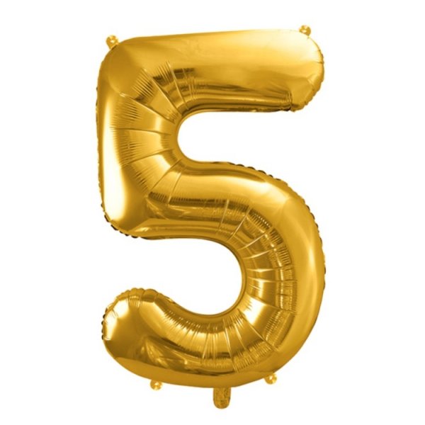 Sifferballonger Guld, 86 cm - nr 4