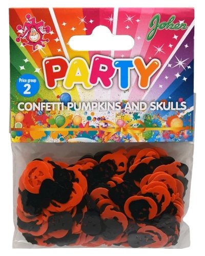 Konfetti - Halloween - Pumpor och D�skallar