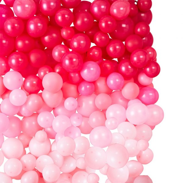 Ballongvägg - Pink Ombre Ballongvägg - Pink Ombre