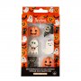 Sockerdekorationer - Pumpor, spken, katt, hxa - Halloween - 6 st