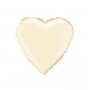 Folieballong Hj�rta beige