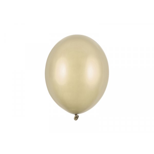 Ballonger - Metallisk kallguld - 27 cm
