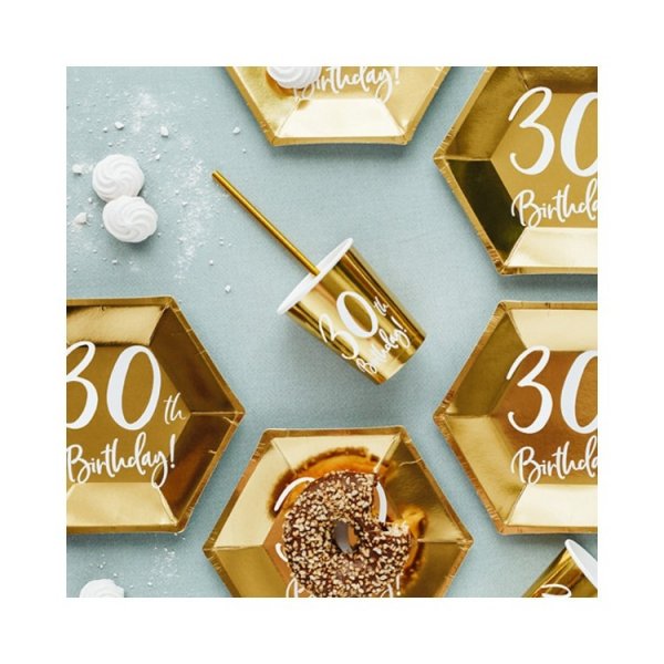 Pappersassietter 30 �r Guld