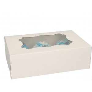 Cupcake-box fr 6 st cupcakes - Funcakes - 2-pack