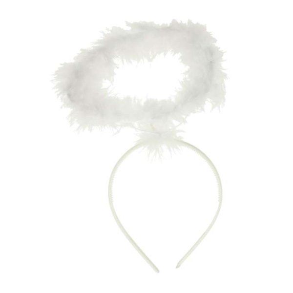 Änglakostym 3 delar Barnstorlek M 110-120 cm Vit/Silver Änglakostym 3 delar Barnstorlek M 110-120 cm Vit/Silver