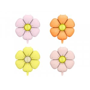 Folieballonger - Blommor - 4 st - 45 cm Folieballonger - Blommor - 4 st - 45 cm