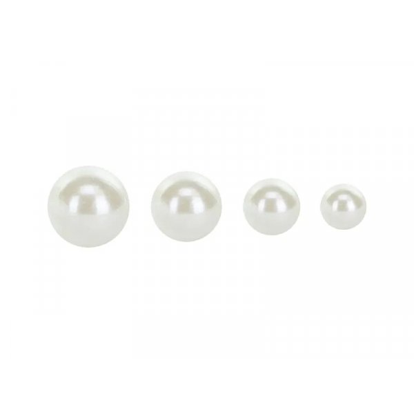 Klisterp�rlor - Vita - 144 st