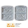 Silikonform - Wavy Bars - Decora - 14 x 7 cm