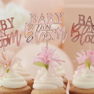 Cake picks - Baby in bloom - 12-pack