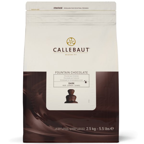 M�rk choklad - Till chokladfont�n - 2,5 kg - Callebaut