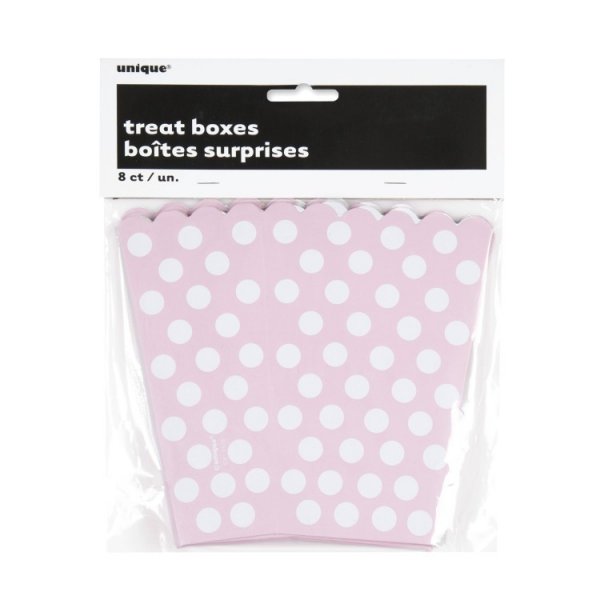 Godisbox Rosa Dots