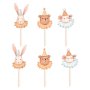 Cake Picks - S�ta djur - 6-pack