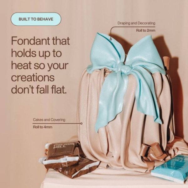 Sugarpaste/Sockerpasta Decorators Dough - Baby Blue - Colour Mill - 250 g Sugarpaste/Sockerpasta Decorators Dough - Baby Blue - Colour Mill - 250 g