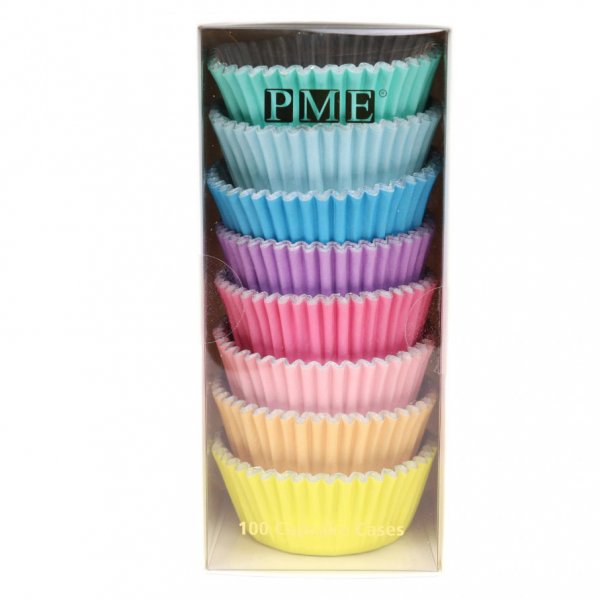 Muffinsformar - 104-pack - Pastel Rainbow Muffinsformar - 104-pack - Pastel Rainbow