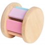 Rullskallra med pingla - PlanToys - Pastell