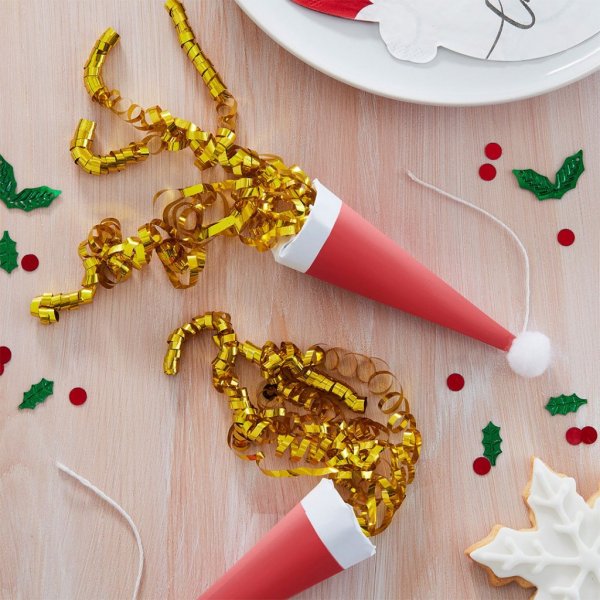 Party poppers - Tomteluvor - Silly Santa