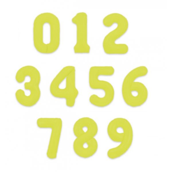 Ballongsiffra - Neon Gul - 86 cm Ballongsiffra - Neon Gul - 86 cm