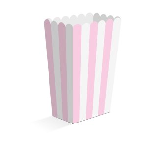 Snackaskar - Rosa - 6,3�4,4�13,5 cm - 8-pack