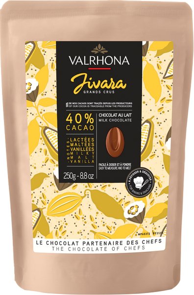 Mj�lkchoklad - Jivara - 250g - Valrhona