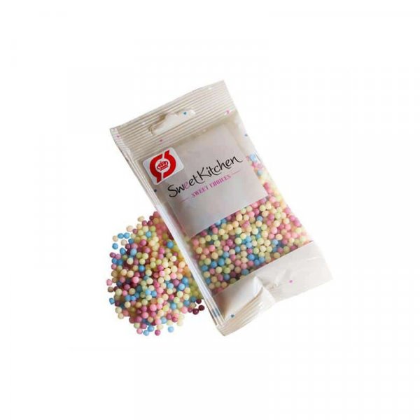 Str�ssel - Sm� sockerp�rlor - Pastell - Ekologiskt - SweetKitchen - 40 g