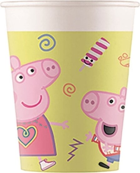 Pappmuggar - Greta Gris- 8-pack