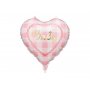 Folieballong hj�rta \\\"Baby\\\" - Ljusrosa