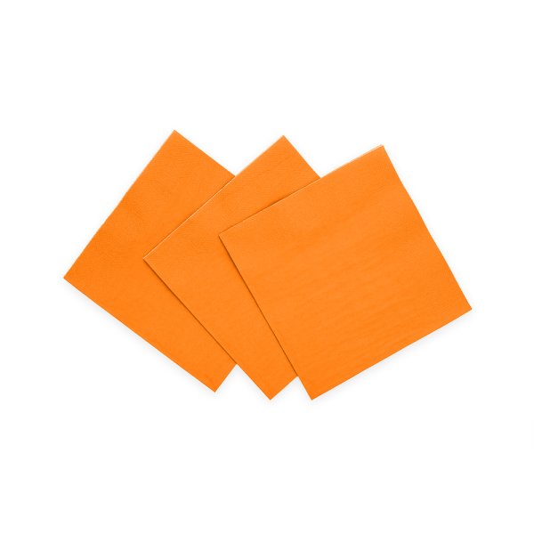 Sm� Servetter - Orange - 24x24 cm - 20-pack